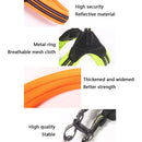 PAWS ASIA Factory Reflective Breathable Mesh Tough Tactical Dog Harness Set