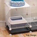 PAWS ASIA Manufacturers Cheap Indoor Large 3 Layer White Display Pet Cat Cages House