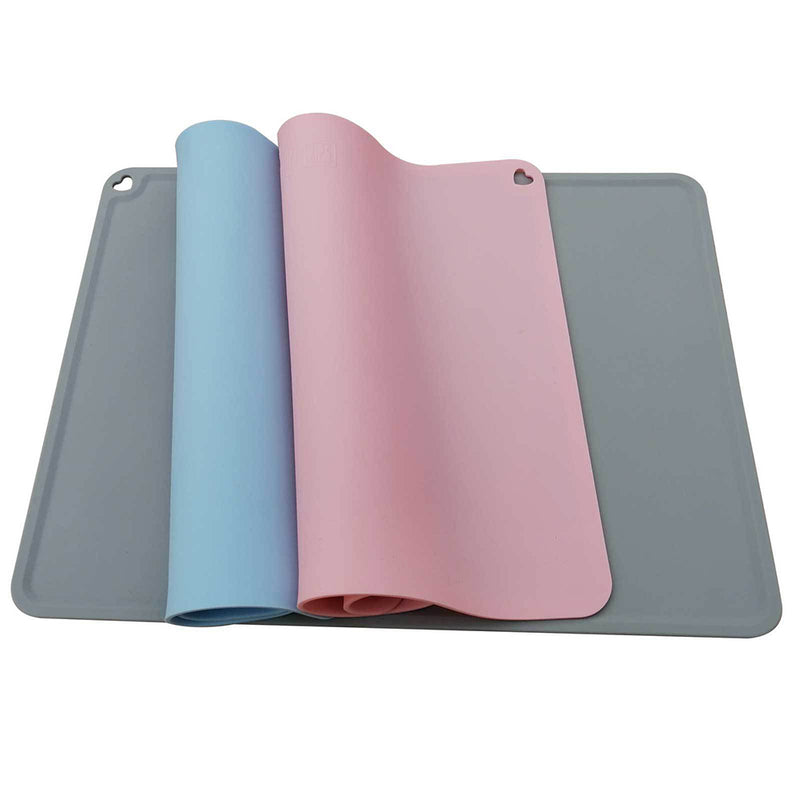 PAWS ASIA Suppliers Silicone BPA Free No Spill Non Slip Waterproof Easy To Clean Cat Dog Feeding Mats Pet Placemat