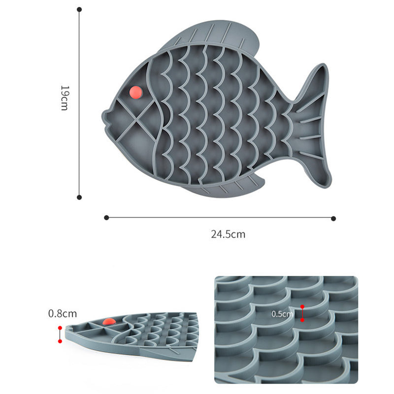 PAWS ASIA Suppliers Silicone Slow Feeder Bath Distraction Dog Lick Pad  Funny Distraction Grooming Mat
