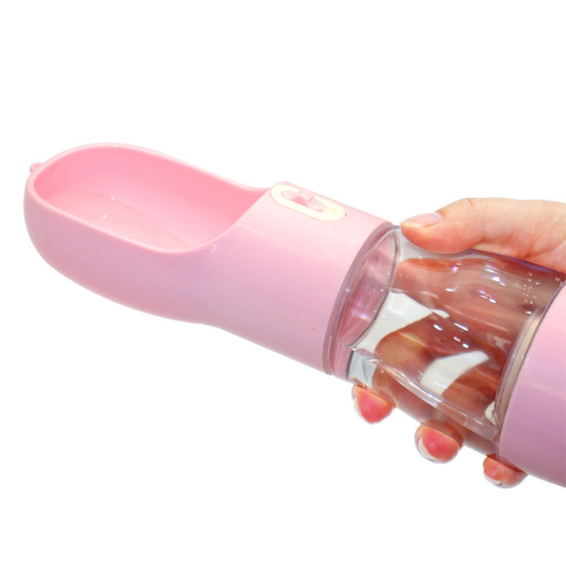 PAWS ASIA Suppliers Direct Sale Plastic Travel Multi Use Portable Dog Drink Bottle With Dog Food