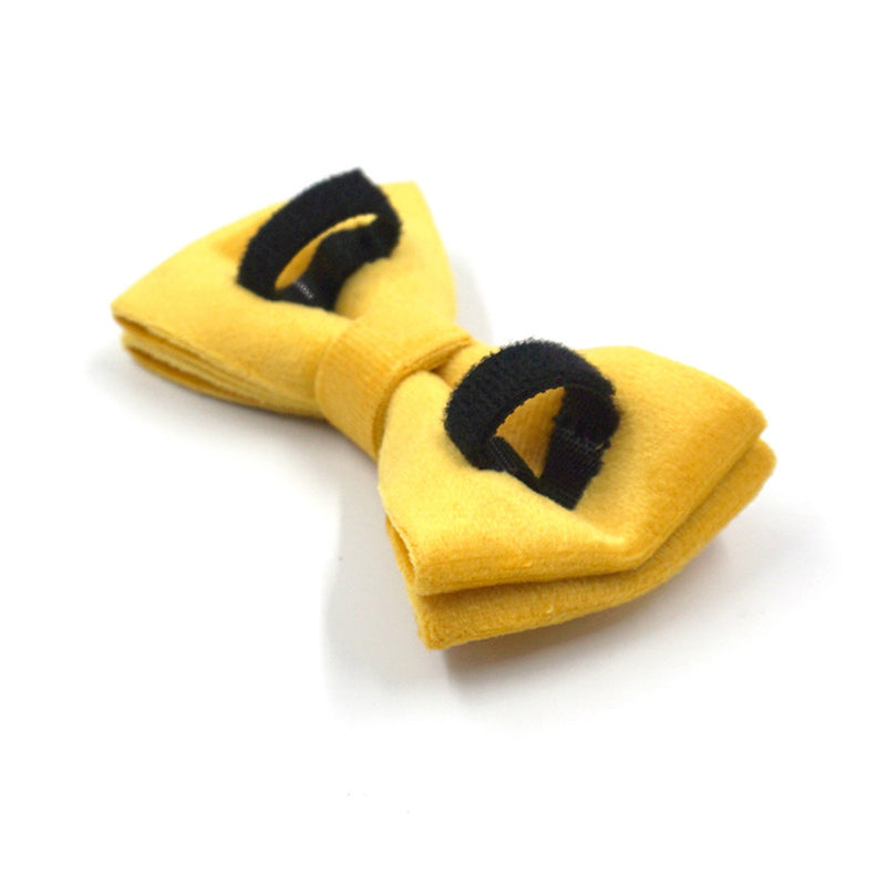 PAWS ASIA Manufacturers Luxury Short Fleece Engraved Dog Collar And Leash Set With Bow Tie And Poop Bag