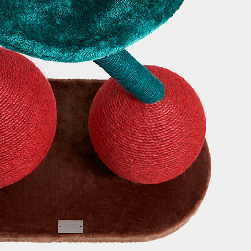 PAWS ASIA Manufacturer Indoor Eco Friendly Durable Luxury Cat Scratcher Toy Cherry Ball