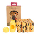 PAWS ASIA Manufacturer Custom Printed Cute Biodegradable Compostable Dog Poop Bags