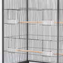 PAWS ASIA Manufacturers Dropshipping Amazon Hot Selling Stainless Steel Wire Black Breeding Cage For Bird With Tray