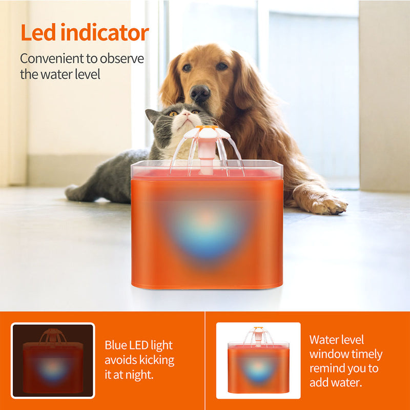 PAWS ASIA Wholesale New Cute Pet Automatic Feeder Dog Cat Water Dispenser 2L