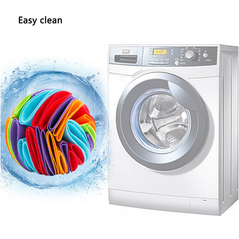 PAWS ASIA Suppliers Felt Durable Chewy Interactive Hide And Seek Plush Pet Treat Puzzle Dog Sniff Toy Ball