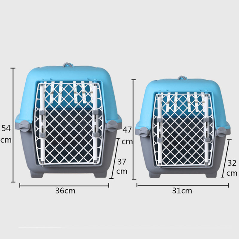 PAWS ASIA Factory Plastic Outdoor Cheap Giant Single Door Cat Dog Cage Carrier For Transport