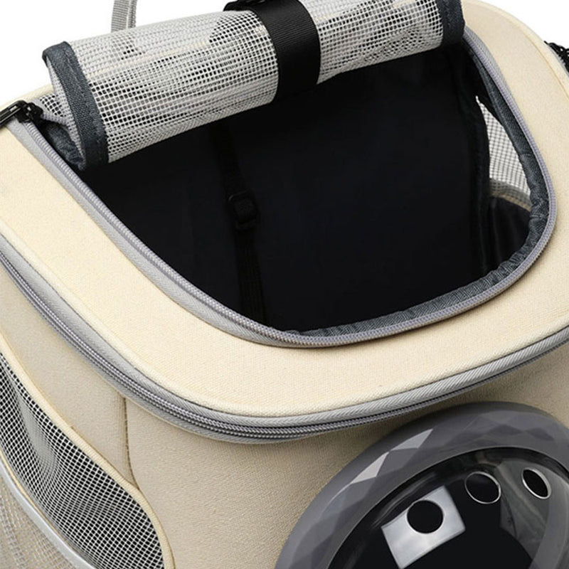 PAWS ASIA Suppliers Luxury Outdoor Portable Foldable Bike Pet Carrier BackPack Cat Travel Space Bag Dog