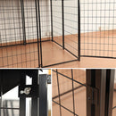 PAWS ASIA Factory Metal Tube Breathable Outdoor Foldable Dog Playpen With Cover Pet Fence Exercise