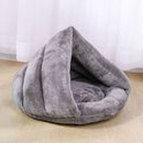 PAWS ASIA Suppliers Direct Sale Modern Half Enclosed Luxury Plush Soft Novelty Cute Removable Round Calming Cat Bed Sofa