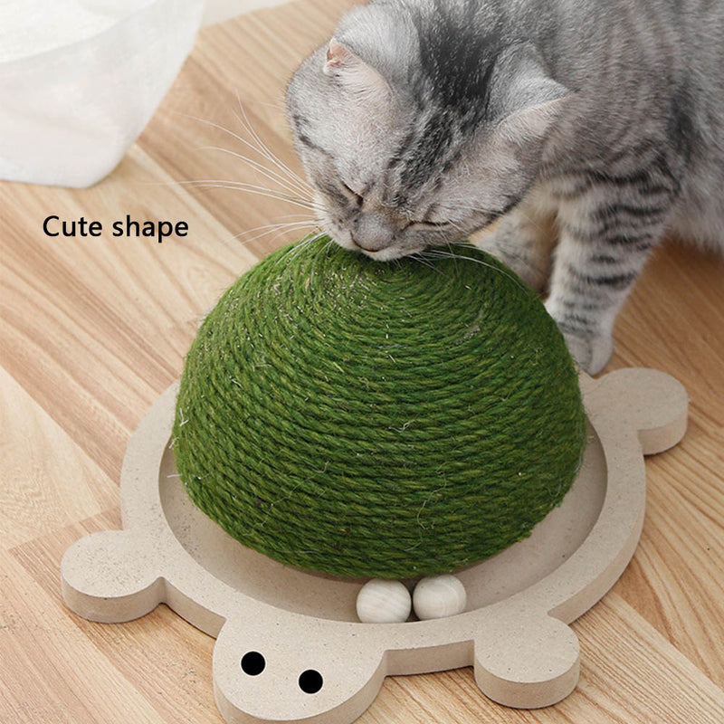 PAWS ASIA Manufacturers New Design Sisal Cute Happy Turntable Cat Toy Kittens Play