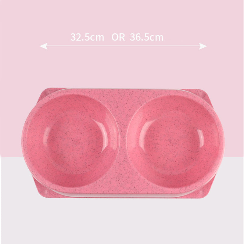 PAWS ASIA Suppliers Dropshipping Cheap Anti Over Dual Purpose Cute Round Pet Feeding Bowls For Cat Dog