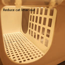 PAWS ASIA Factory Hot Selling Plastic Pink Double Layer Big Size Enclosed Cat Litter Box With Small Corridor