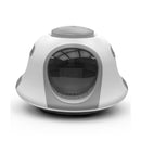 PAWS ASIA Suppliers Low Moq New Pet Travel Grey Jumbo Closed UFO Litter Box Toilet For Cats With Scoop