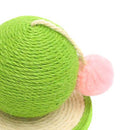 PAWS ASIA Manufacturers Direct Sale Sisal Interactive Scratch Ball Cat Toy With Bell