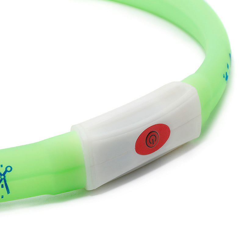 PAWS ASIA Suppliers Wholesale Low Price Outdoor Electric Lighting Dog Cat Pet Collar Led