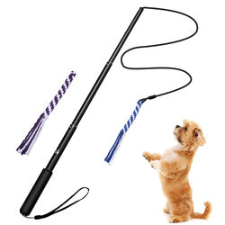 PAWS ASIA Manufacturers Outside Interactive Retractable Training Hunting Funny Stuffed Dog Toys Wand