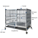 PAWS ASIA Suppliers High Quality Stainless Steel Wire High Duty Large Dog Cage With Tray Kennel