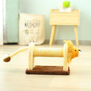 PAWS ASIA Custom Cute Pet Scratcher Sisal Stuffed Personalized Funny Lion Toys For Cats