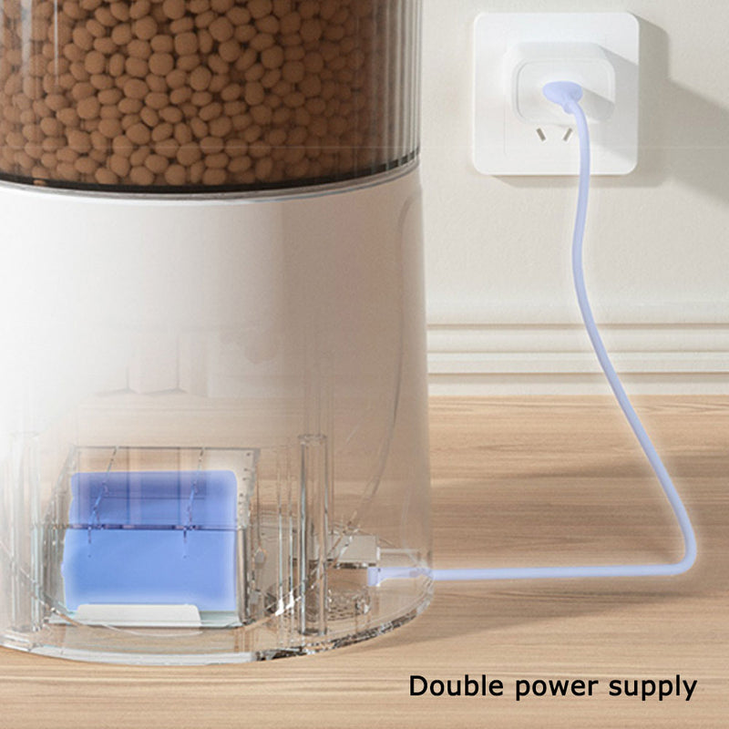 PAWS ASIA Manufacturers 4L Wifi Automatic Pet Food Dispenser Cat Dog Feeder With Talking From Smart Phone