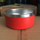 PAWS ASIA Wholesale New High Quality Double Stainless Steel Dog Bowl With Non Slip Silicone Bottom