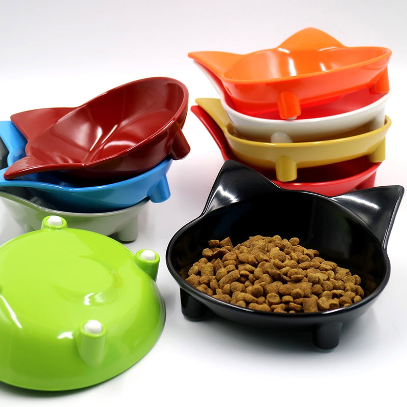 PAWS ASIA Manufacturers Multi Color Modern Cute Shape Non Slip Melamine Cat Bowl Dog