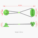 PAWS ASIA Factory Interactive Teeth Cleaning Molar Improve IQ Pulling Suction Cup Dog Toy