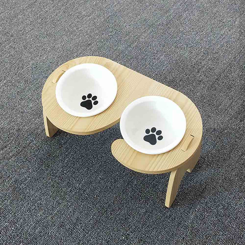 PAWS ASIA China Wholesale Modern Eco Friendly Multifuncional Ceramic Cat Bowls