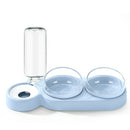 PAWS ASIA Wholesale Eco Friendly Plastic Modern Three Dog Bowl Cat Automatic Water Feeding