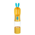 PAWS ASIA Suppliers Travel Portable Food Grade 2 In 1 Dog Water Bottle For Hiking And Walking