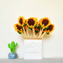 PAWS ASIA Wholesale Handmade Cute Sunflower Interactive Teaser Wand Funny Cat Toy Stick