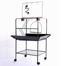 PAWS ASIA Manufacturers New Tease Pet Parrot Stand Frame Large Open Bird Cage With Wheel