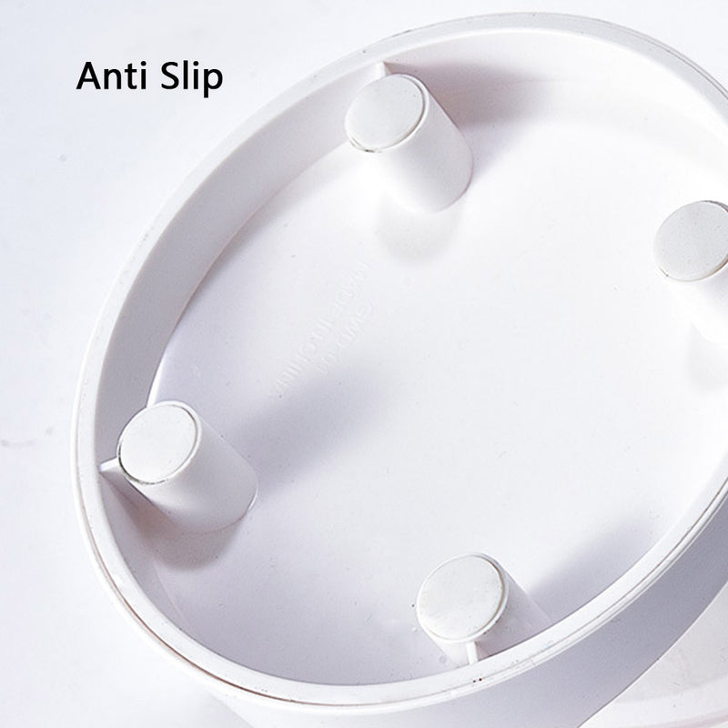 PAWS ASIA Manufacturers Eco Friendly Plastic Modern Luxury 18 Degree Tilted Elevated Water Cat Bowl