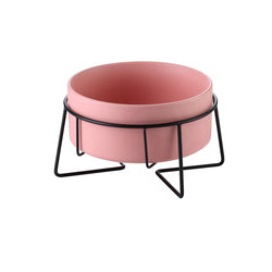 PAWS ASIA Manufacturers Ceramic Protect Cervical Double Elevated Cat Bowl Sets Dog Feeding