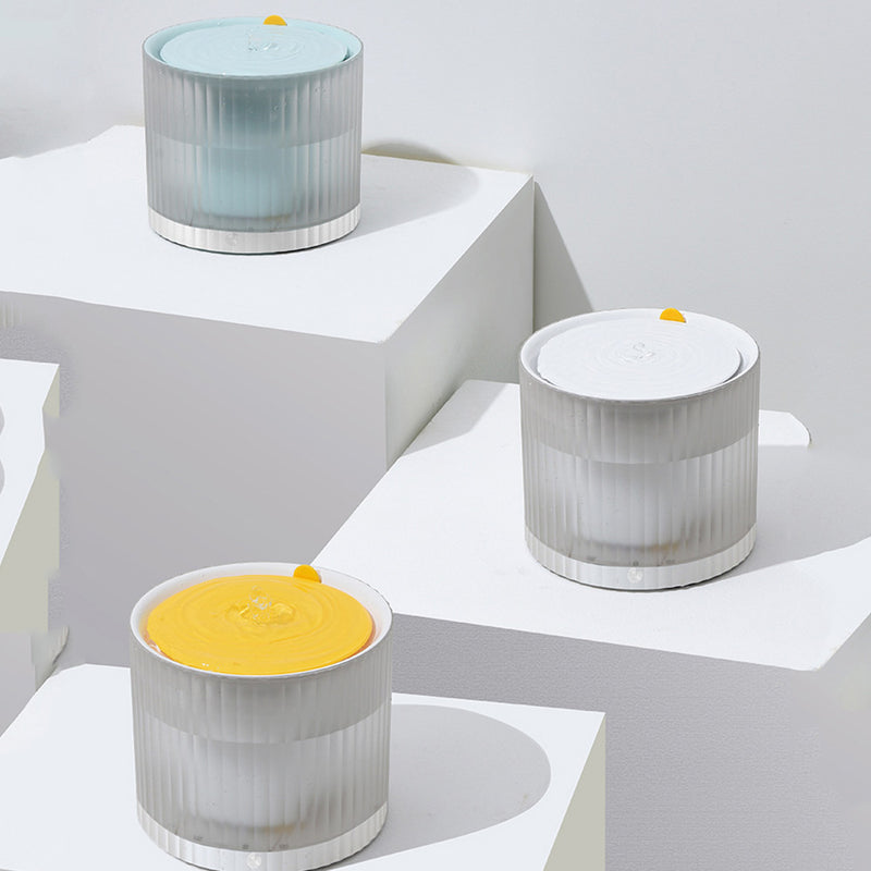 PAWS ASIA Suppliers New Hot Round Automatic Pet Feeder Water Dispenser For Dog Cat Drinking