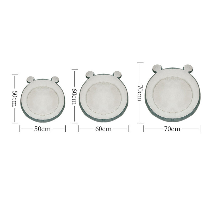 PAWS ASIA Suppliers Novelty Fancy Oval Solid Furry Calming Cat Sofa Bed Dog