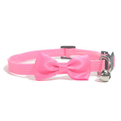 PAWS ASIA Lazada Hot Sale Nylon Small Multi Color Pet Collar Bow With Bell Cat Jewelry Dog