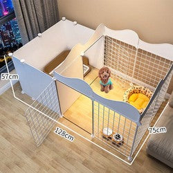 PAWS ASIA Suppliers Metal Small Freely Combined Dog Fence For Pet Isolation Cat Barrier Kennel
