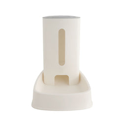 PAWS ASIA Wholesale New Large Automatic Plastic Double Storable Dog Food And Water Bowl 3.8L