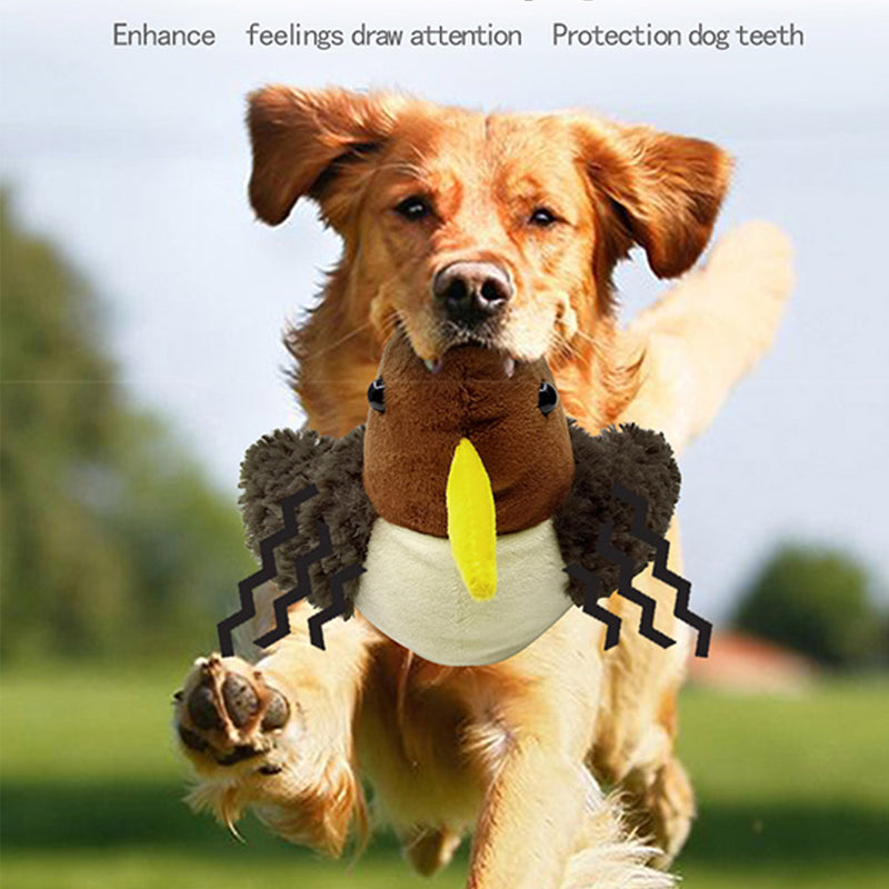 PAWS ASIA Suppliers Fluff Cute Shape Interactive Squeaky Funny Plush Electric Robot Walking Dog Toys