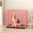 PAWS ASIA Wholesale High Quality Foldable Stackable Heavy Duty Large Dog Cage Metal Kennels With Plastic Tray