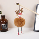 PAWS ASIA Shopee Hot Selling Pet Indoor Exercise Fluffy Present Tease Cat Toy Wand