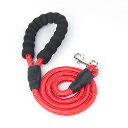 PAWS ASIA Factory 2021 New Pet Products Low MOQ Reflective Premium Rope Anti Slip Handle Dog Leash With Hook