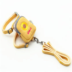 PAWS ASIA Suppliers Cute Embroidered Adjustable Pet Cat Dog Backpack Harness And Leash
