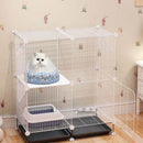 PAWS ASIA Manufacturers Cheap Indoor Large 3 Layer White Display Pet Cat Cages House