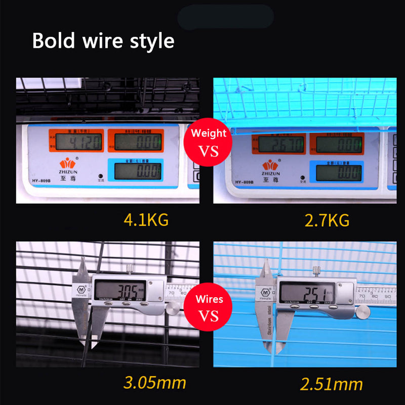 PAWS ASIA Wholesale Wire Big Double Breeding Love Parrot Poultry Pigeon Cage House With Tray