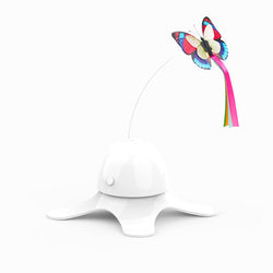 PAWS ASIA Supplier Hot Selling Electronic Automatic Interactive Pet Playing Cute Butterfly Cat Toy