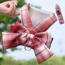 PAWS ASIA Manufacturers High Quality Luxury Cute Plaid Dog Harness Set Pet Skirt Vest For Small Dog