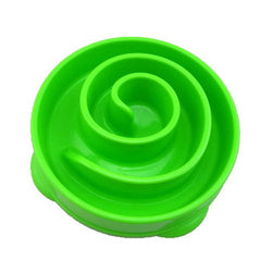 PAWS ASIA Supplier Custom Logo Design Eco Friendly Plastic Pet Slow Food Feed Dog Bowl